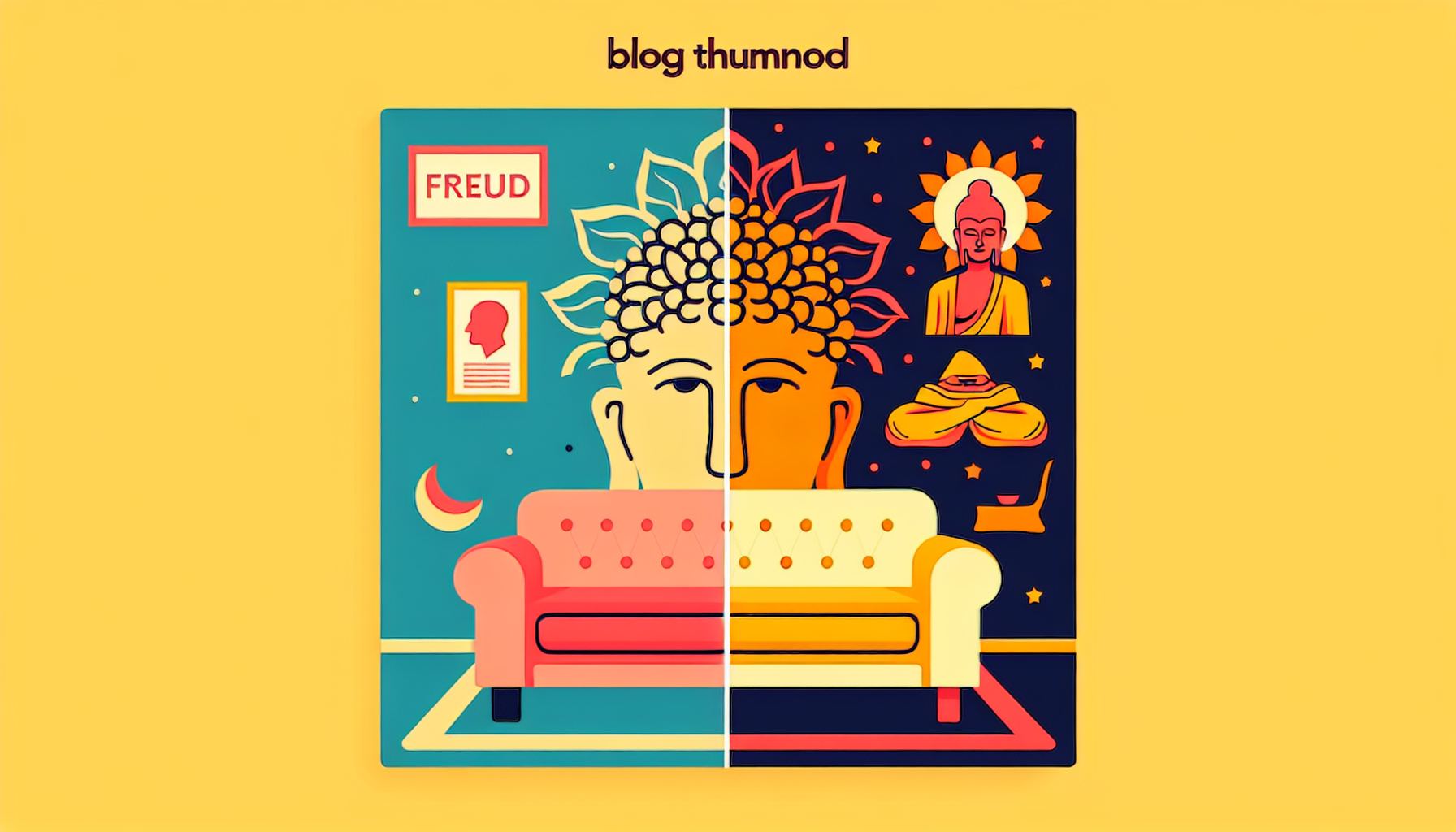 Freud vs. Buddha: Understanding the Mind from Two Worlds