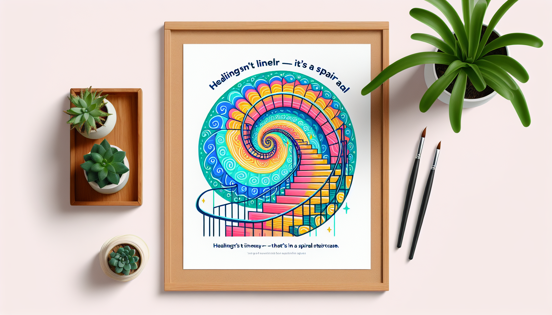 Healing Isn’t Linear — It’s a Spiral Staircase
