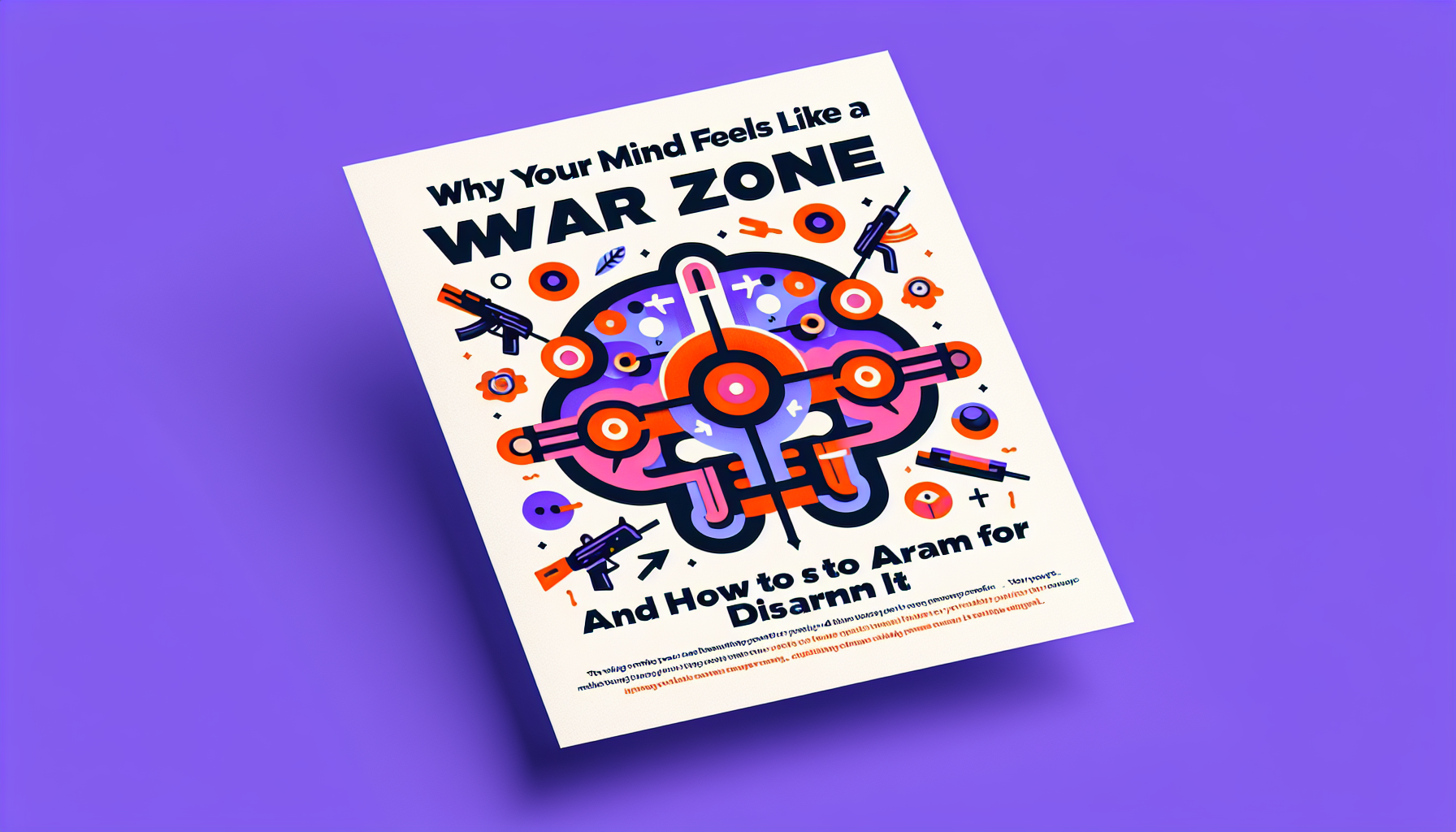 Why Your Mind Feels Like a War Zone (And How to Disarm It)